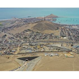 El puerto de Chancay está llamado a ser el terminal marítimo más importante de Pacífico Sur./ Foto tomada de página de Gobierno de Perú.